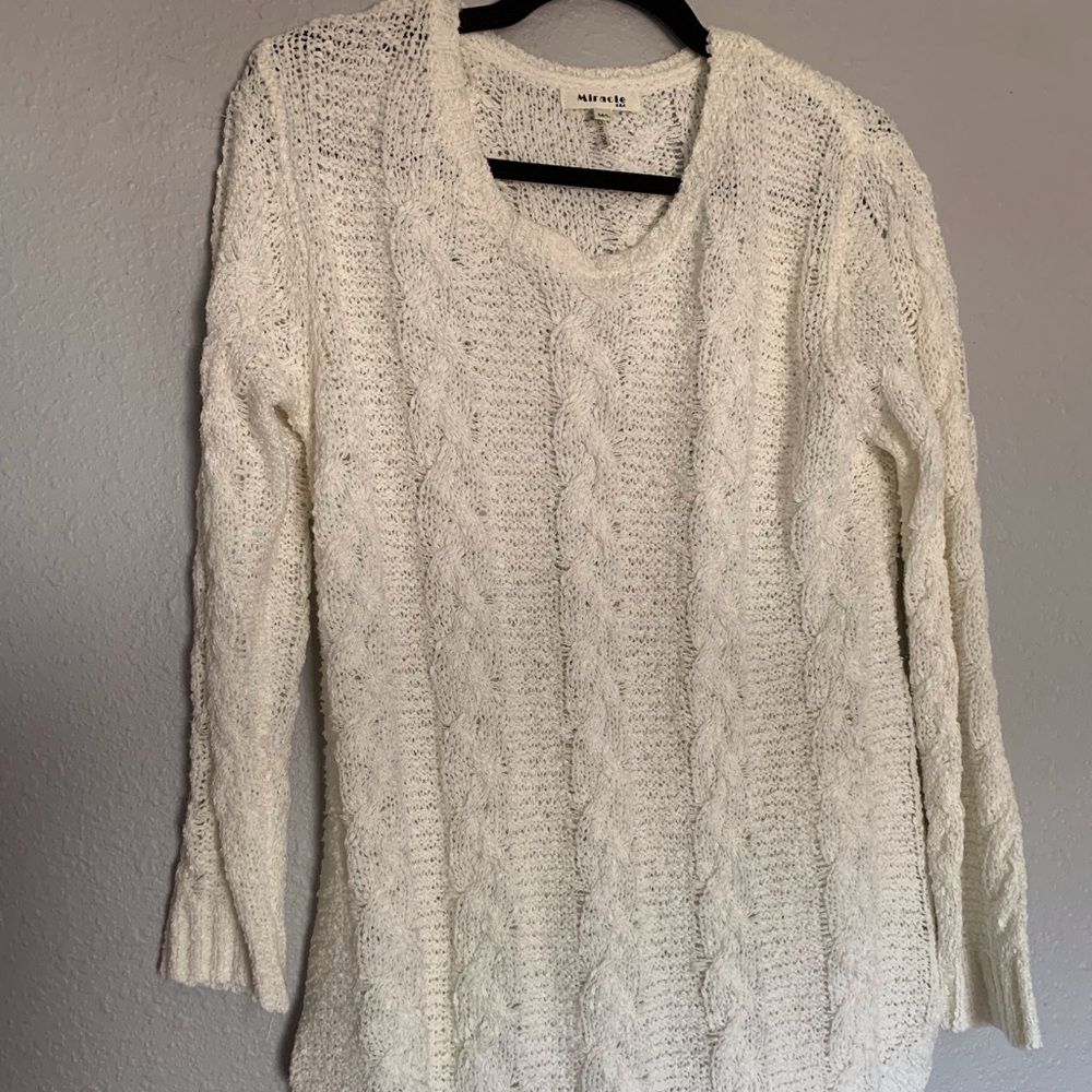 Miracle USA Cable knit sweater